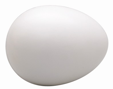White Egg Stress Toy