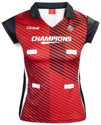 Womens Polyester Ultra Mesh Netball Top