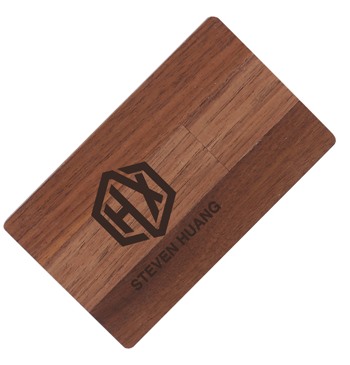 Wooden Credit Card USB