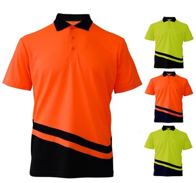 Work-Guard Polyester Hi Vis Polo Shirt