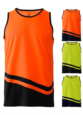 Work-Guard Polyester Hi Vis Singlet