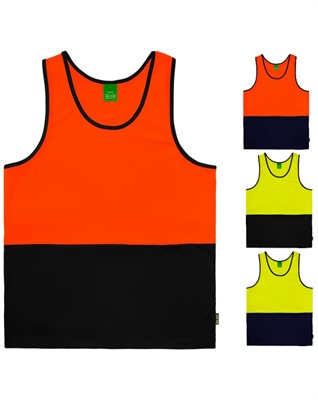 Work-Guard Recycled Polyester Hi Vis Singlet