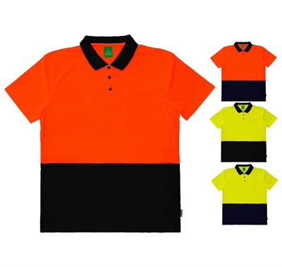 Work-Guard Recycled Polyester High Visibility Polo