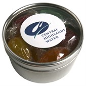 100g Boiled Lollies In Small Round Window Tin