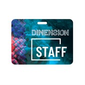 120x80mm Printed Conference Name Tag