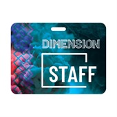 130x90mm Printed Conference Name Tag