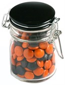 160g Choc Beans In Glass Clip Lock Jar