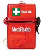 21 Piece Red Waterproof First Aid Kit