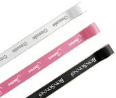 22mm Single Colour Gold Edged Polyester Ribbon