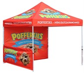 3m x 3m Marquee With Back & Single Side Wall