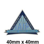 40x40mm Die Struck Soft Enamel Lapel Pin