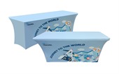 4ft Zippered Stretch Table Cover