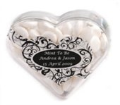 50g Acrylic Heart Mints