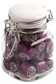 65g Personalised Rock Candy In Glass Clip Lock Jar