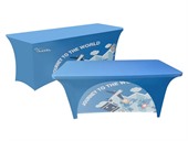 6ft Open Back Stretch Table Cover