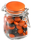 80g Choc Beans In Glass Clip Lock Jar