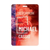 90x130mm Printed Conference Name Tag