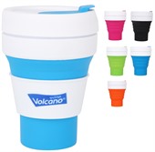 aurora 355ml collapsible silicone coffee cup