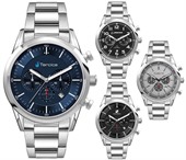 Blaze Stainless Steel Band Chronograph Watch