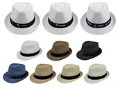Classic Fedora Straw Hat