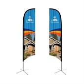 Concave Feather Small Banner