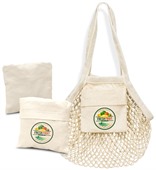 Cotton Mesh Foldaway Bag