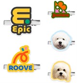 Custom Shape Acrylic Hair Clip