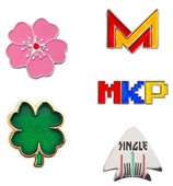 custom shaped soft enamel golf ball marker