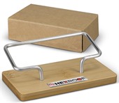 Desk Bamboo Business Card Holder