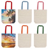 full colour 340gsm canvas tote bag