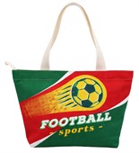 Full Colour Zippered Tote Bag