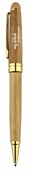 Gold Trim Bamboo Pen