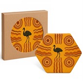 Hexagon Ceramic Coaster