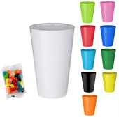 Jelly Beans In Plastic Party Cup
