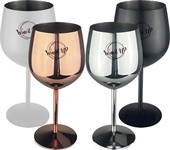 Luna Stainless Steel Wine Glass