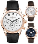 Mens Blaze Gold Chronograph Watch