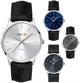 Mens Conti Silver Dress Watch