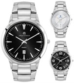 Mens Moretti Stainless Steel Band Dress Watch