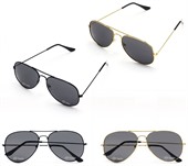 Metal Frame Aviator Sunglasses