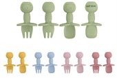 Mini Bear Silicone Kids Cutlery Set