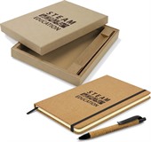 Napoli Cork Notebook and Pen Gift Set