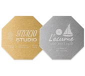 Octagonal Stainless Steel Coaster