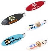 Oval Acrylic Hair Clip