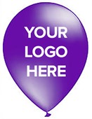Purple Customised Balloons