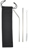Quench Metal Drinking Straws And Cleaner