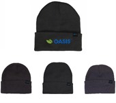 Recycled Polyester & Acrylic Roll Up Beanie