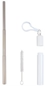 Reusable Collapsible Metal Straw In Tube