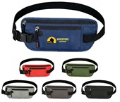 RFID Blocking Nylon Waist Bag