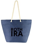 Rope Handle Woven Paper Straw Tote Bag