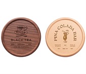 Round Wooden Coaster